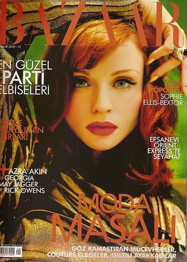 HARPERS BAZAAR TURKEY magazine side cover  December 2010