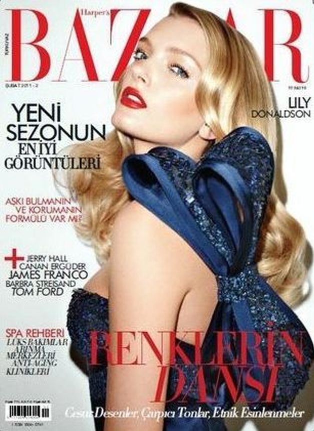 HARPERS BAZAAR TURKEY magazine side cover  March 2011