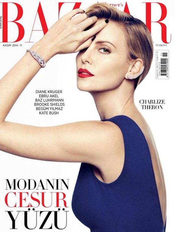 HARPERS BAZAAR TURKEY magazine side cover  November 2014