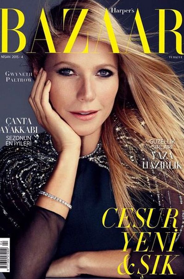 HARPERS BAZAAR TURKEY magazine side cover  April 2015