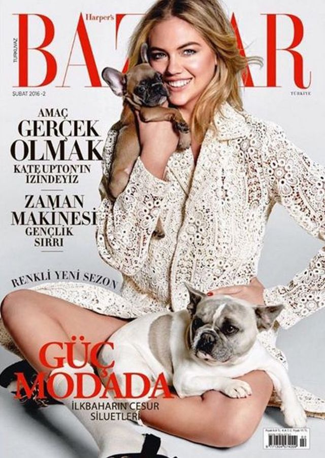 HARPERS BAZAAR TURKEY magazine side cover  February 2016