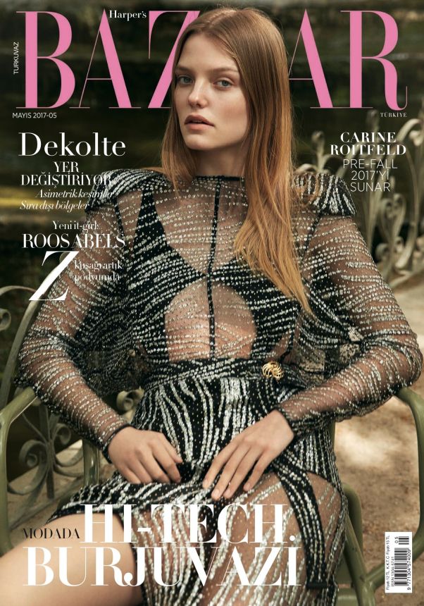 HARPERS BAZAAR TURKEY magazine side cover  May 2017