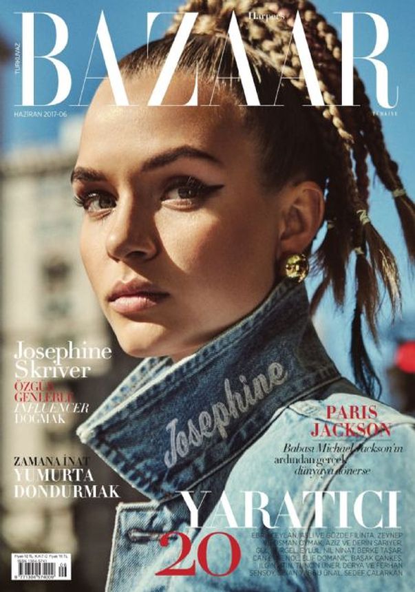 HARPERS BAZAAR TURKEY magazine side cover  June 2017