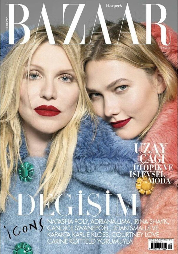 HARPERS BAZAAR TURKEY magazine side cover  September 2017