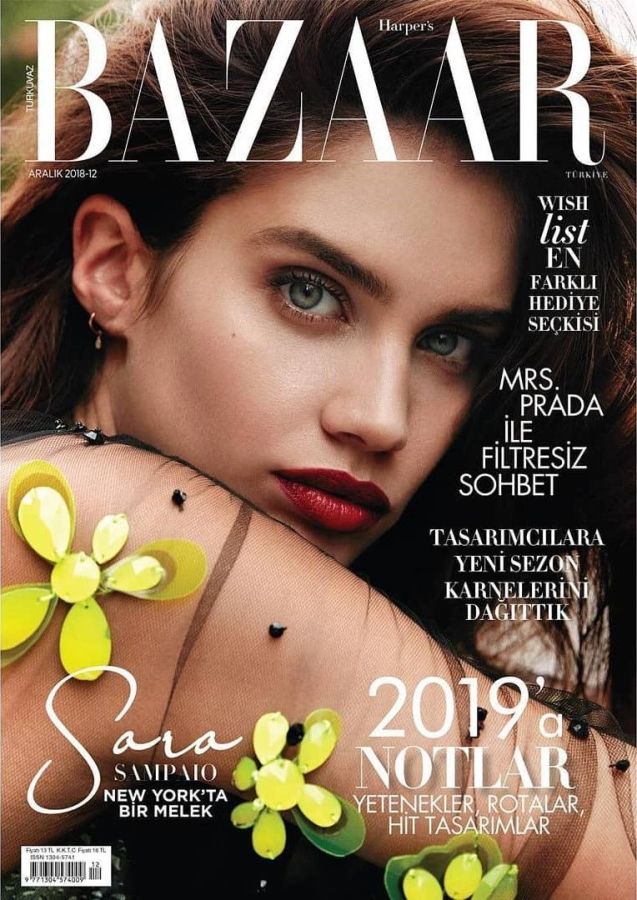 HARPERS BAZAAR TURKEY magazine side cover  December 2018