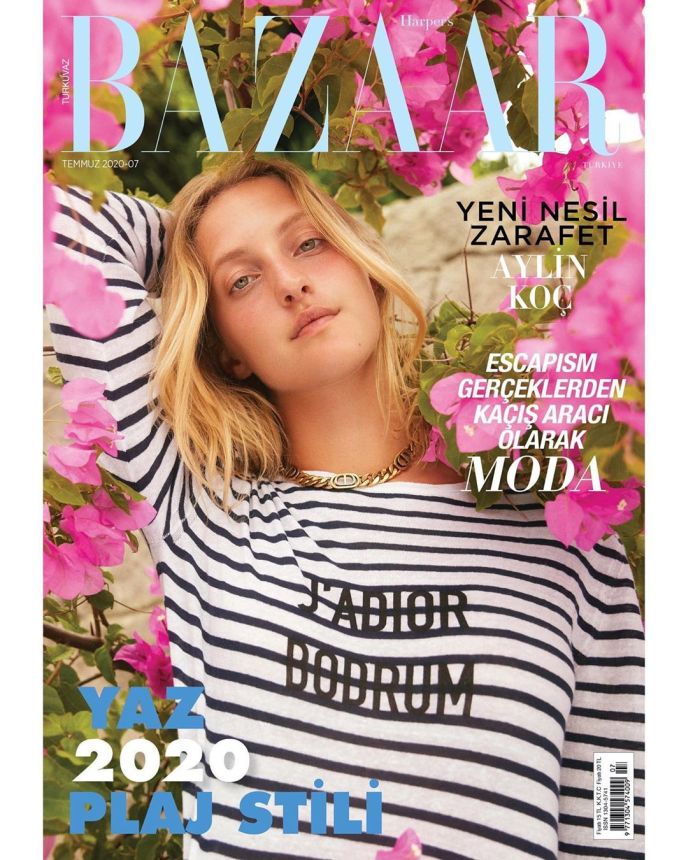 HARPERS BAZAAR TURKEY magazine side cover  July 2020