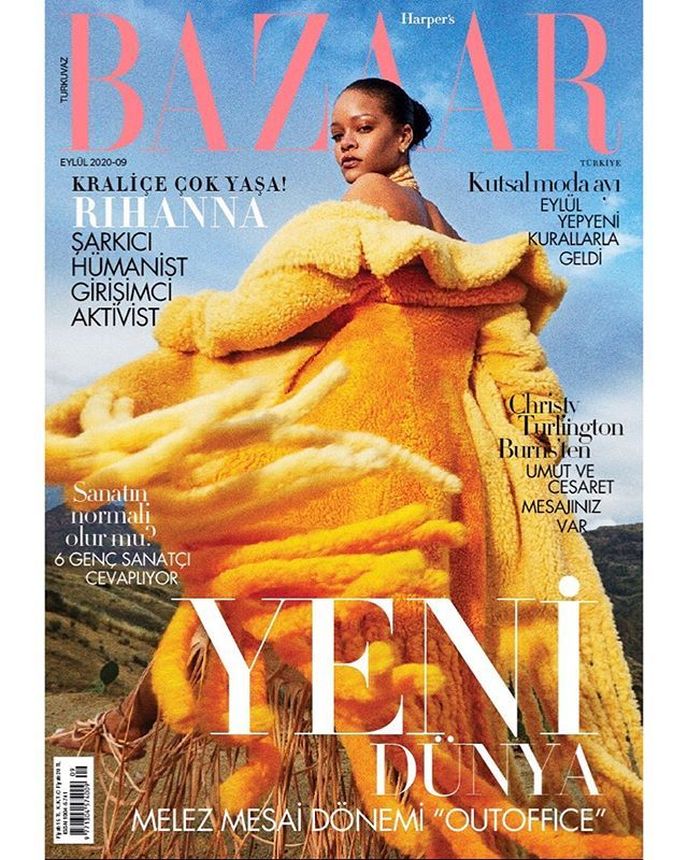 HARPERS BAZAAR TURKEY magazine side cover  September 2020