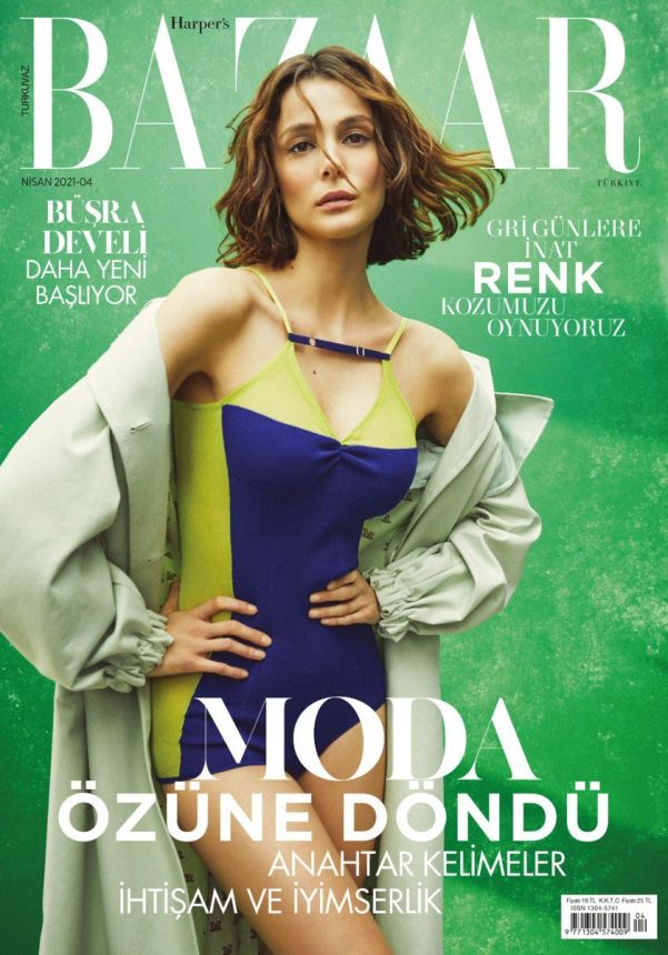 HARPERS BAZAAR TURKEY magazine side cover  April 2021