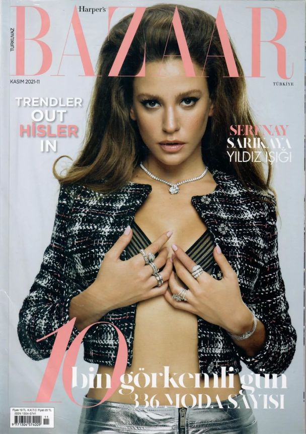 HARPERS BAZAAR TURKEY magazine side cover  November 2021