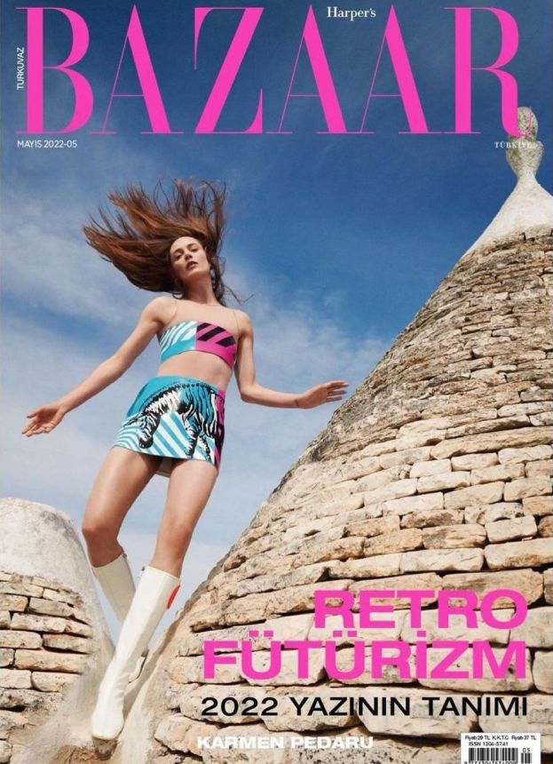 HARPERS BAZAAR TURKEY magazine side cover  May 2022