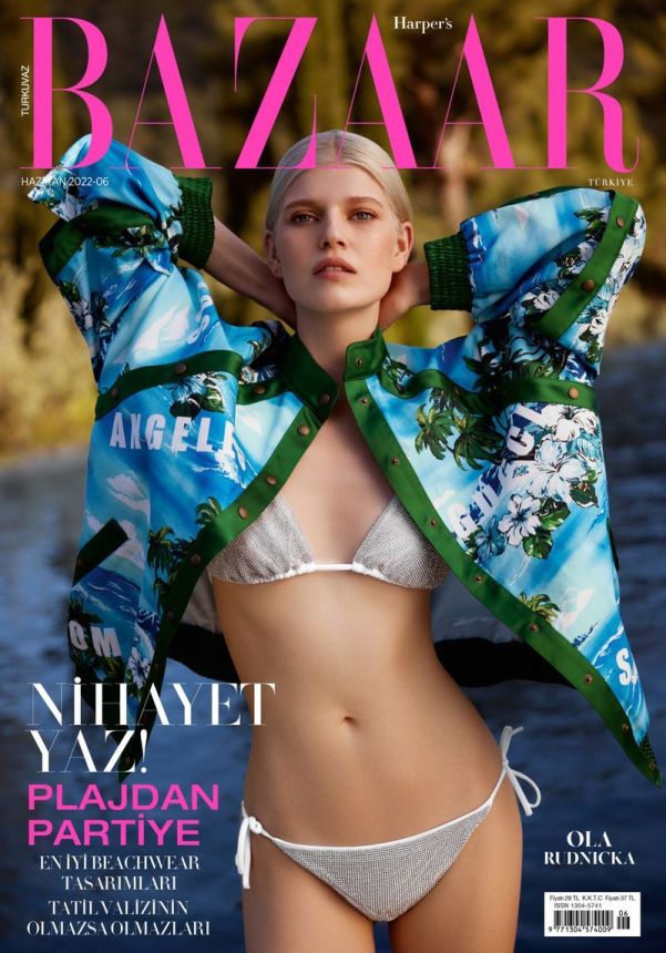 HARPERS BAZAAR TURKEY magazine side cover  June 2022