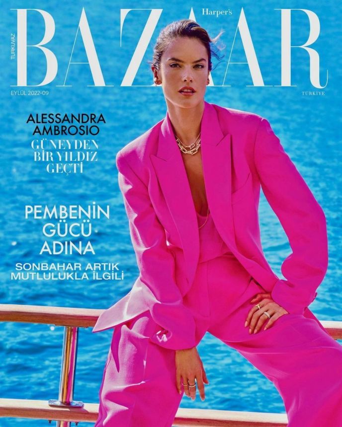 HARPERS BAZAAR TURKEY magazine side cover  September 2022