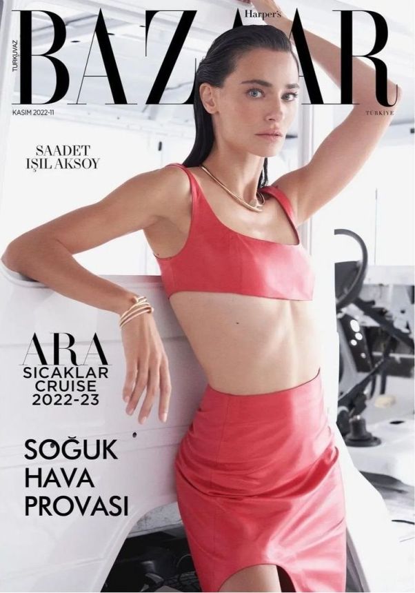HARPERS BAZAAR TURKEY magazine side cover  November 2022