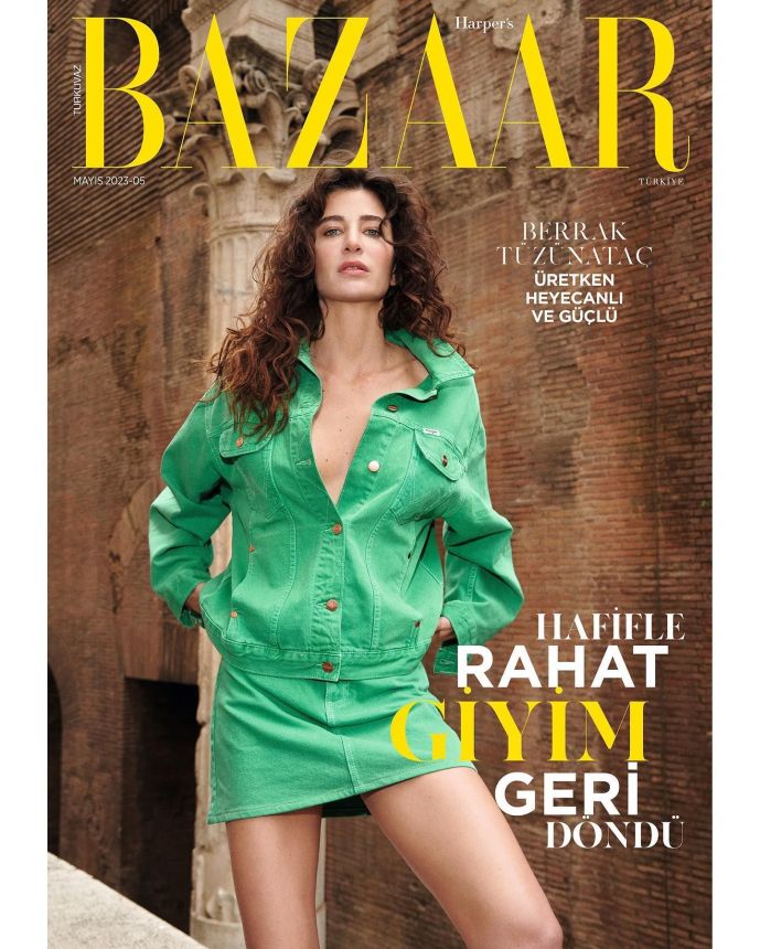 HARPERS BAZAAR TURKEY magazine side cover  May 2023