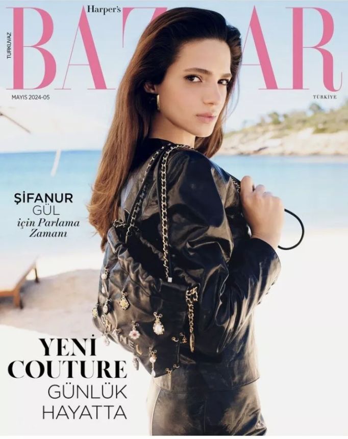 HARPERS BAZAAR TURKEY magazine side cover  May 2024