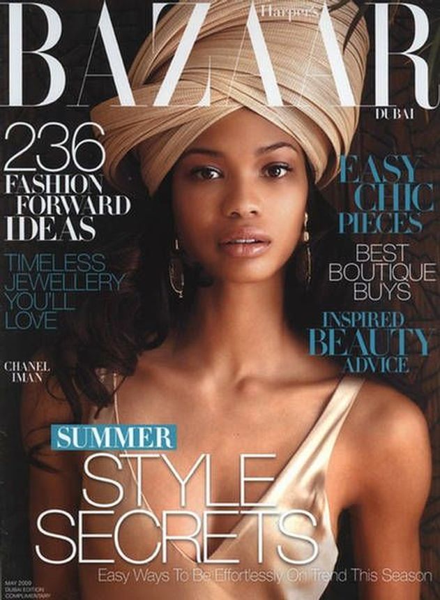 HARPERS BAZAAR UNITED ARAB EMIRATES magazine side cover  May 2009