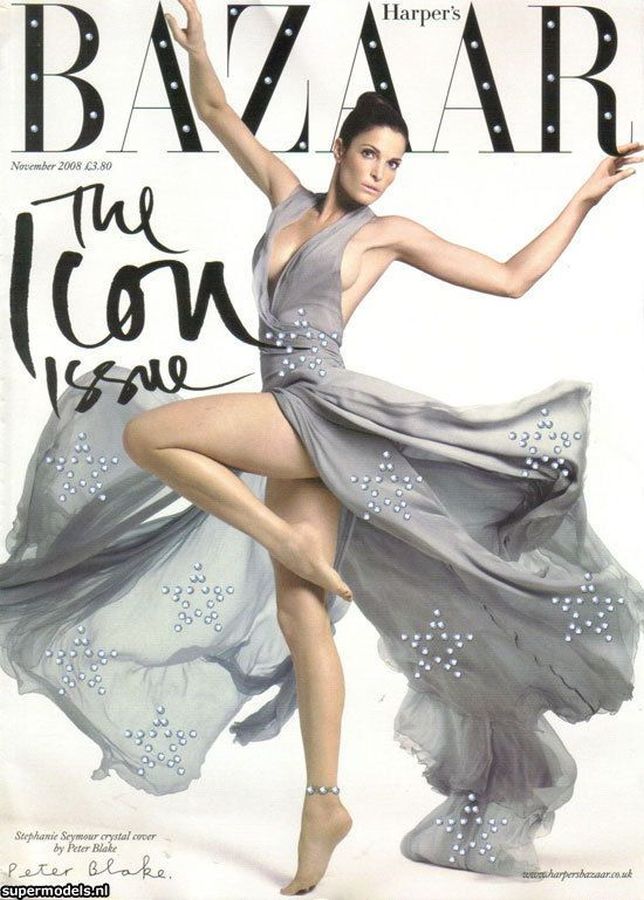 HARPERS BAZAAR UK magazine side cover  November 2008