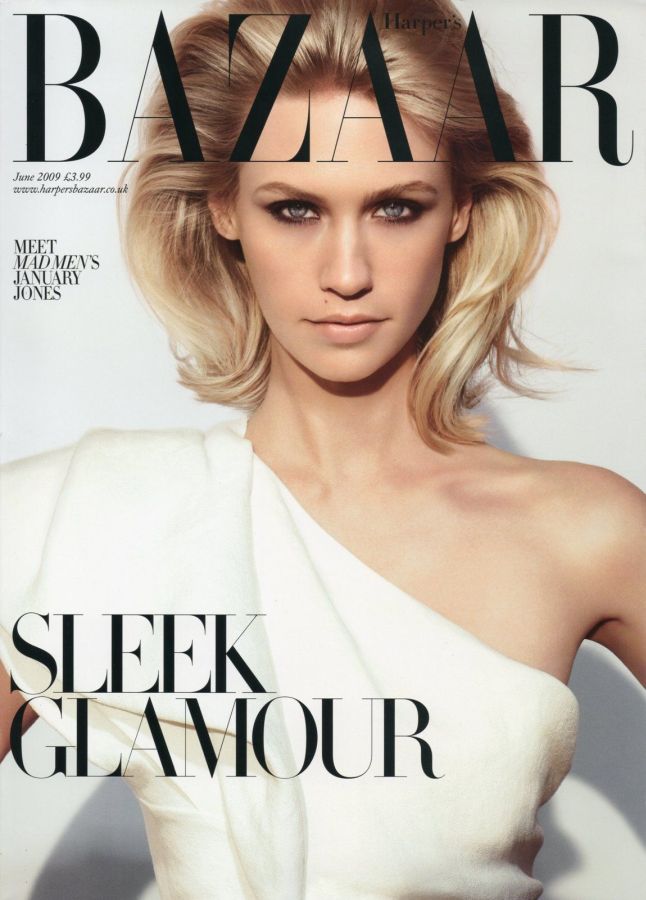 HARPERS BAZAAR UK magazine side cover  June 2009