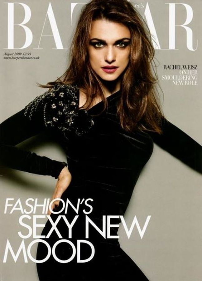 HARPERS BAZAAR UK magazine side cover  August 2009