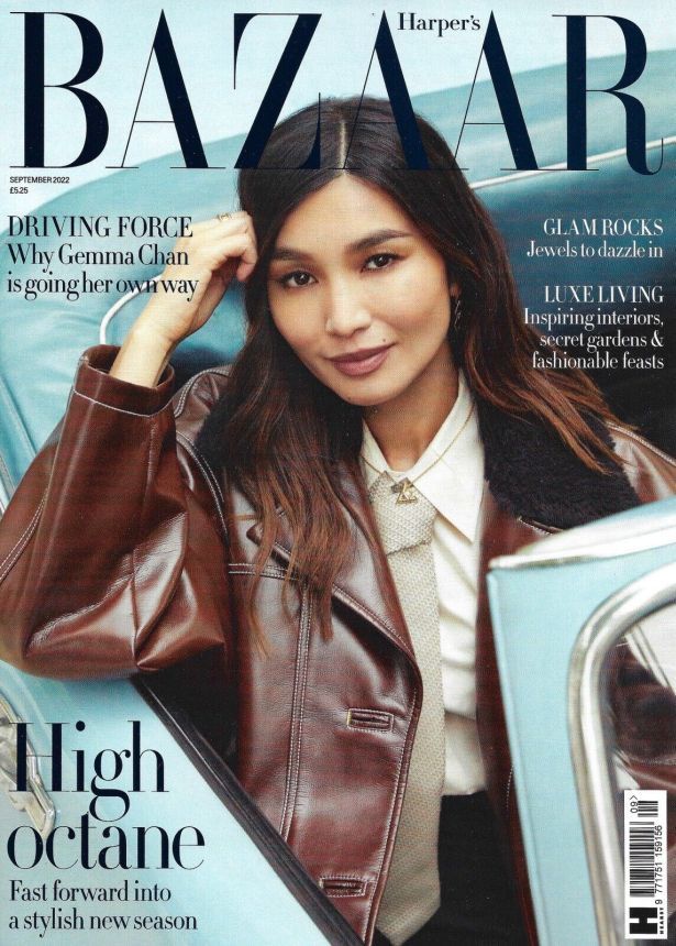 HARPERS BAZAAR UK magazine side cover  September 2022