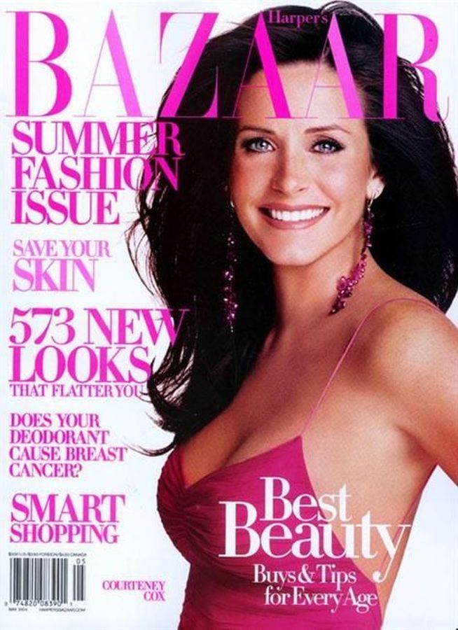 HARPERS BAZAAR USA magazine side cover  May 2004