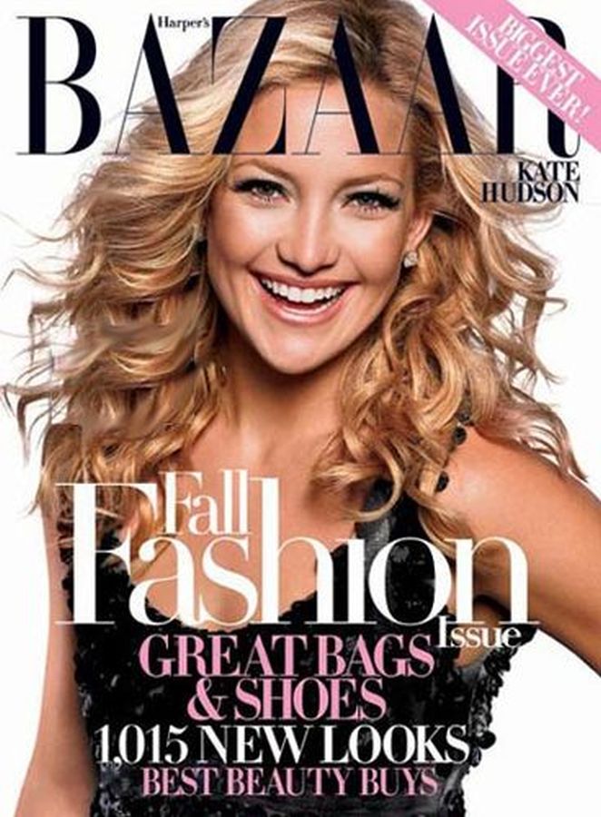 HARPERS BAZAAR USA magazine side cover  September 2007