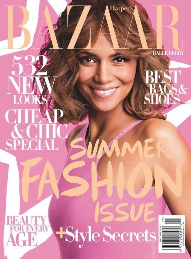 HARPERS BAZAAR USA magazine side cover  May 2009