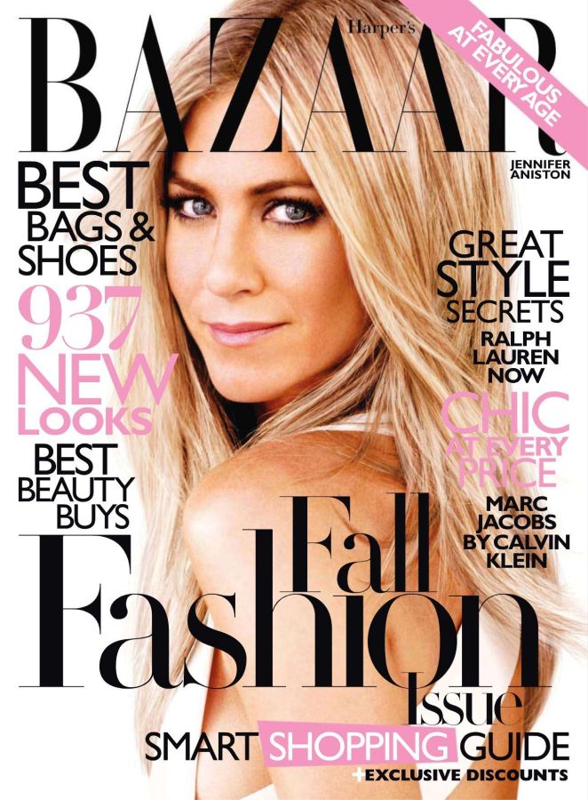 HARPERS BAZAAR USA magazine side cover  September 2010