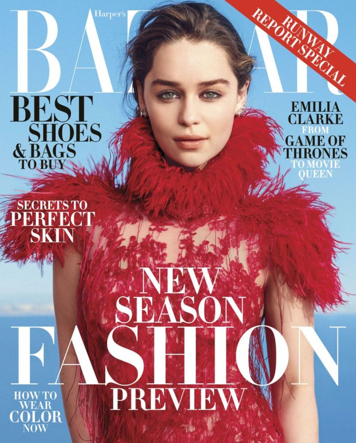 HARPERS BAZAAR USA magazine side cover  June/July 2015