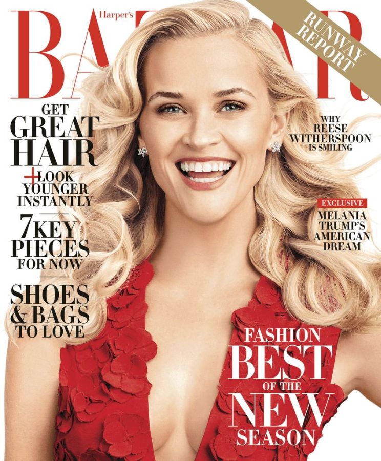 HARPERS BAZAAR USA magazine side cover  February 2016