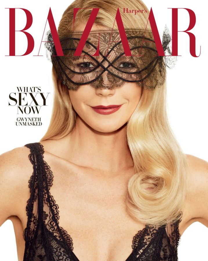 HARPERS BAZAAR USA magazine side cover  November 2016