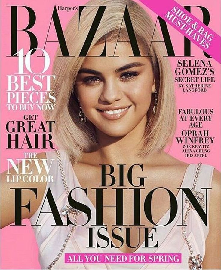 HARPERS BAZAAR USA magazine side cover  March 2018