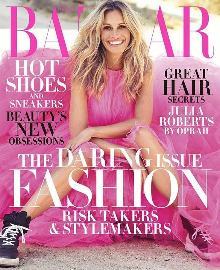 HARPERS BAZAAR USA magazine side cover  November 2018