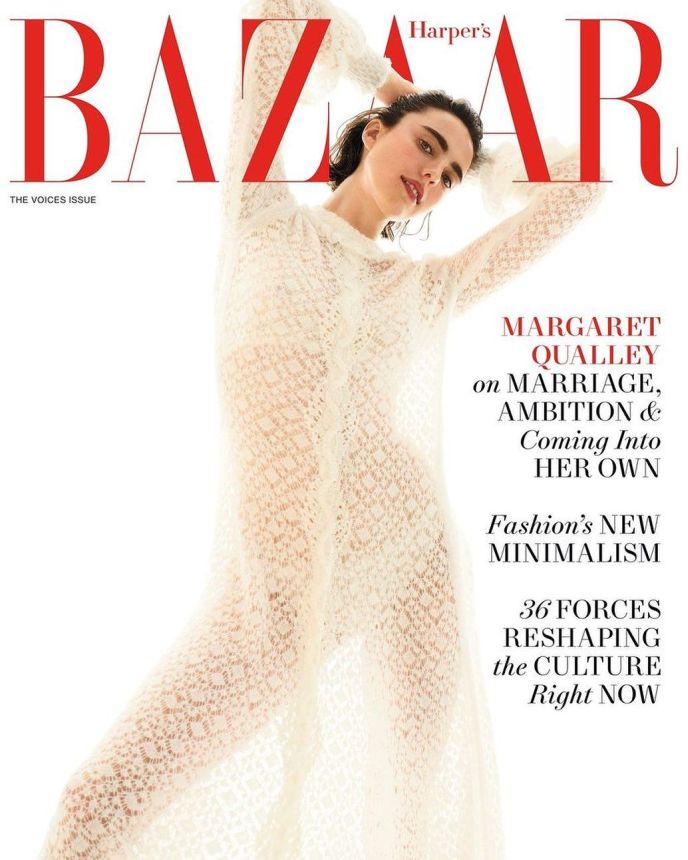 HARPERS BAZAAR USA magazine side cover  October 2023