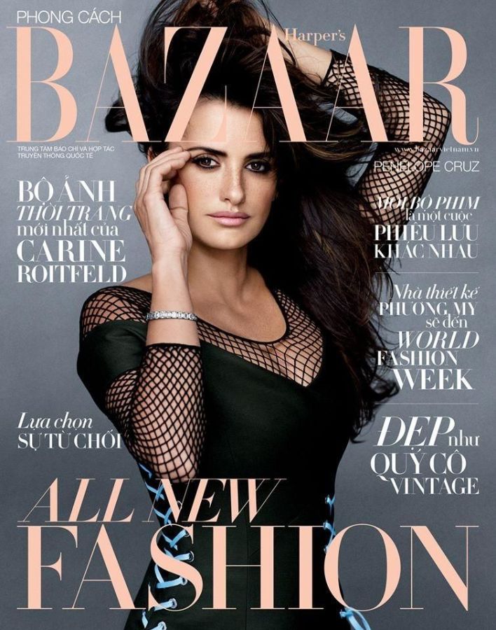 HARPERS BAZAAR VIET NAM magazine side cover  September 2014