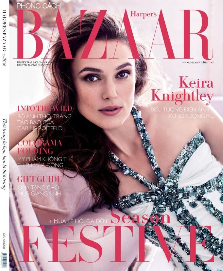 HARPERS BAZAAR VIET NAM magazine side cover  December 2016
