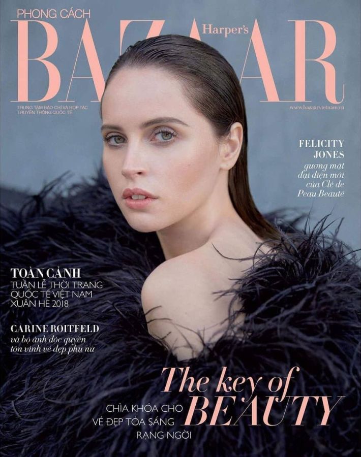 HARPERS BAZAAR VIET NAM magazine side cover  May 2018