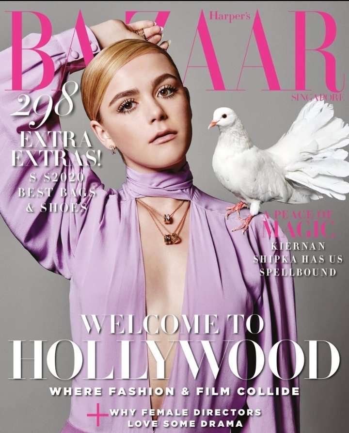HARPERS BAZAAR SINGAPORE magazine side cover  April 2020