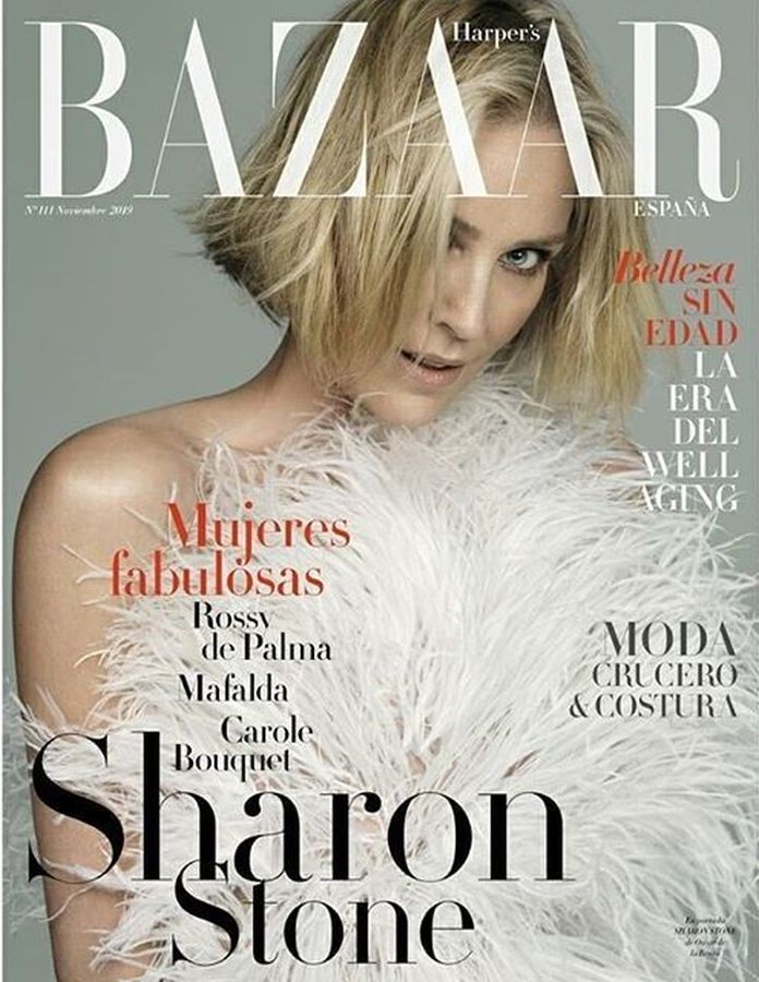 HARPERS BAZAAR SPAIN magazine side cover  November 2019