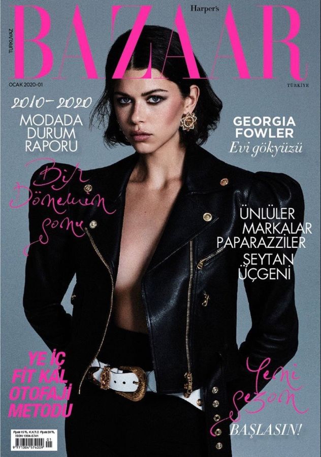 HARPERS BAZAAR TURKEY magazine side cover  January 2020