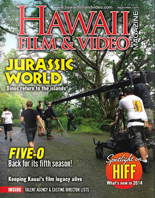 HAWAII FILM AND VIDEO MAGAZINE magazine side cover Issue 3  2014
