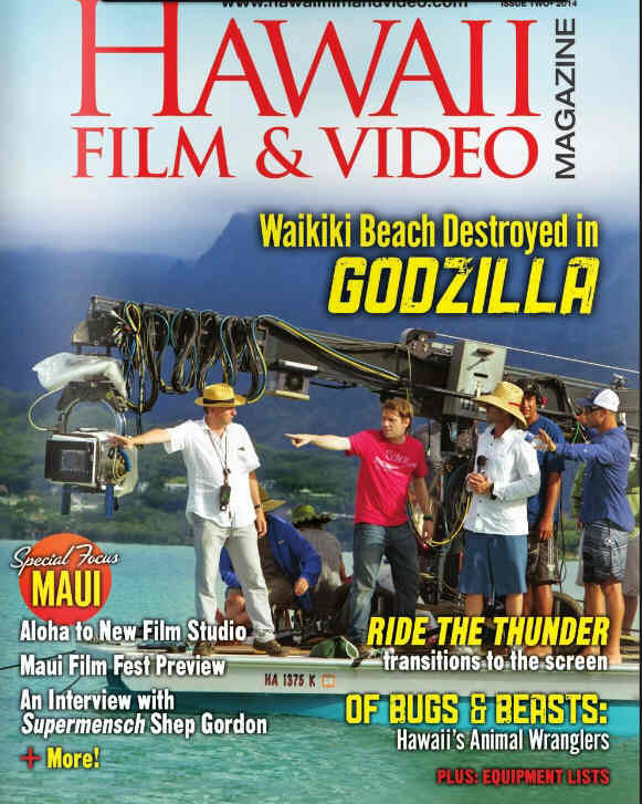 HAWAII FILM AND VIDEO MAGAZINE magazine side cover Issue 2  2014