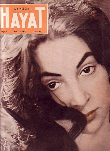 RESIMLI HAYAT magazine side cover Issue 1 May 1952