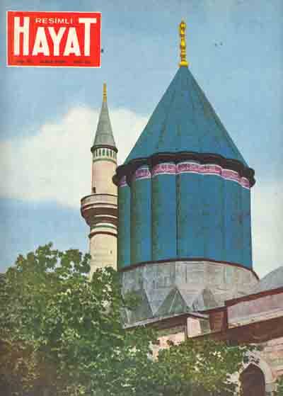 RESIMLI HAYAT magazine side cover Issue 22 February 1954