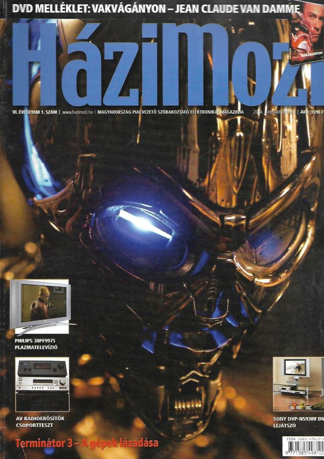 HAZIMOZI magazine side cover  January/February 2004
