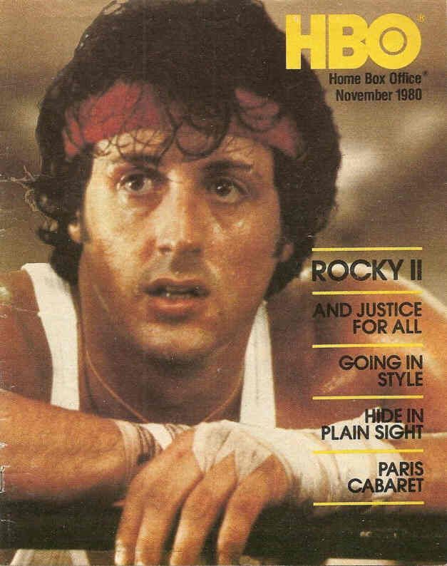 HBO magazine side cover November 1980