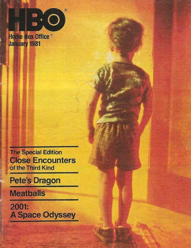 HBO magazine side cover January 1981