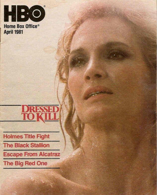 HBO magazine side cover April 1981