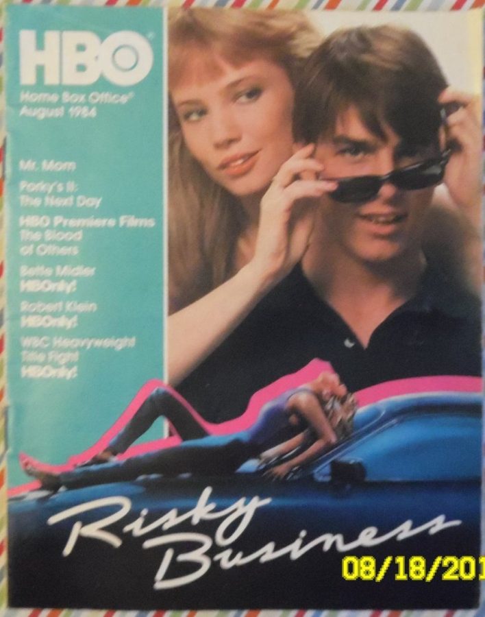 HBO magazine side cover August 1984