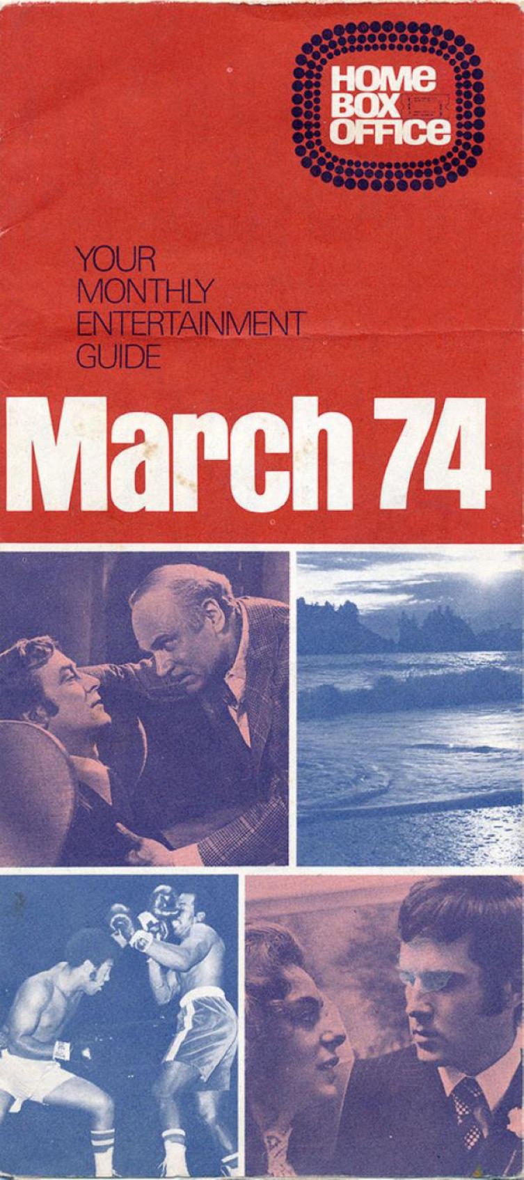 HBO magazine side cover  March 1974